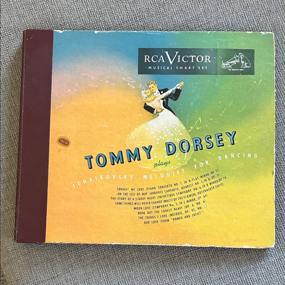Tommy Dorsey - Tchaikovsky Melodies For Dancing 4 vinyl record set. RCA Victor.